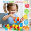 Ricky & Nicky Early Learning Magnetic Blocks,32PCS Building Blocks for