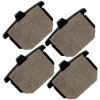 Caltric Brake Pads for Honda GL1000 Goldwing Limited 1976 Front