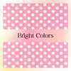 1 Piece Pink Polka Dot Rectangle Tablecloth - 54x72“ Decorative