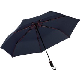 Mabu SMV-41802 Folding Umbrella, Windproof 7 Ribs, Automatic Opening/Closing Type, Men's, Fiberglass Ribs, 23.6 inches (60 cm), Durable, Indigo SMV-41802 Umbrella, Stylish, Popular, Men's, Women's,