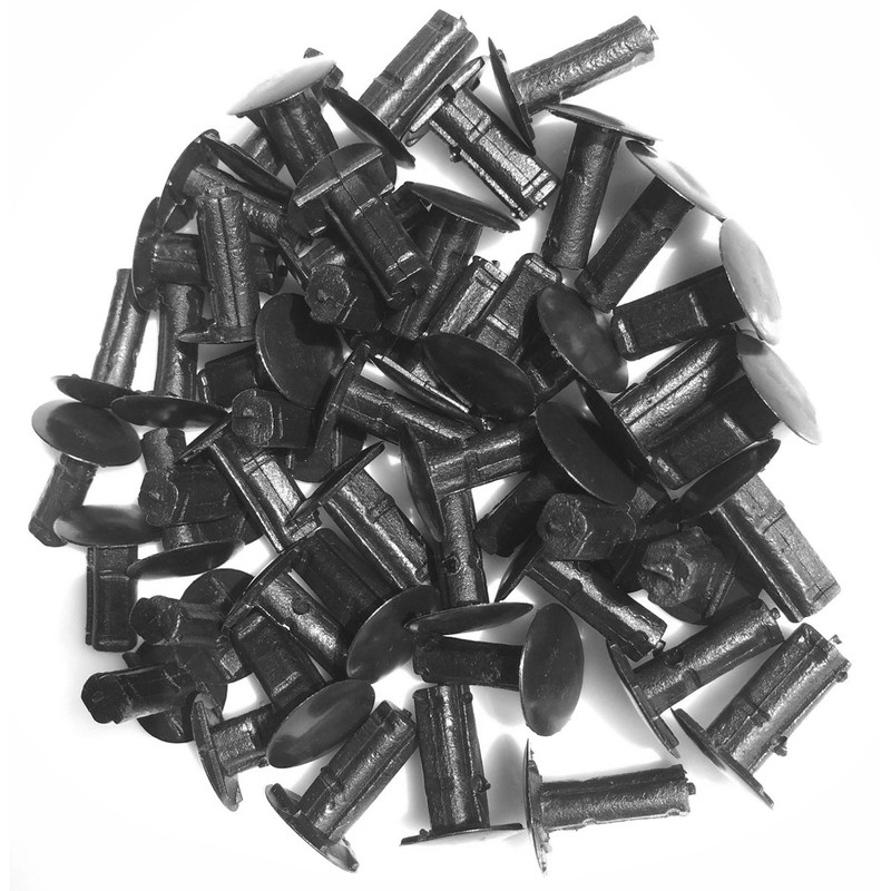 Lantee Car Clips - 50 Pieces Universal Nylon Plastic Fastener
