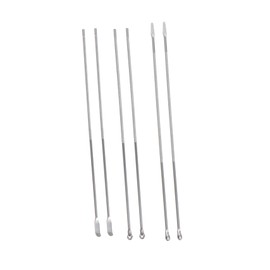 KOMBIUDA 1set Stainless Steel Ear Cleaning Tools Kit Ergonomic Design Ear Wax Removal Tools for Use and Non Material