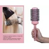 Perfehair Cepillo Redondo De Cerámica Grande Para Secado Con Secador,