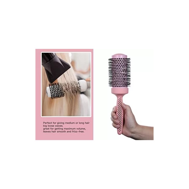 Perfehair Cepillo Redondo De Cerámica Grande Para Secado Con Secador,