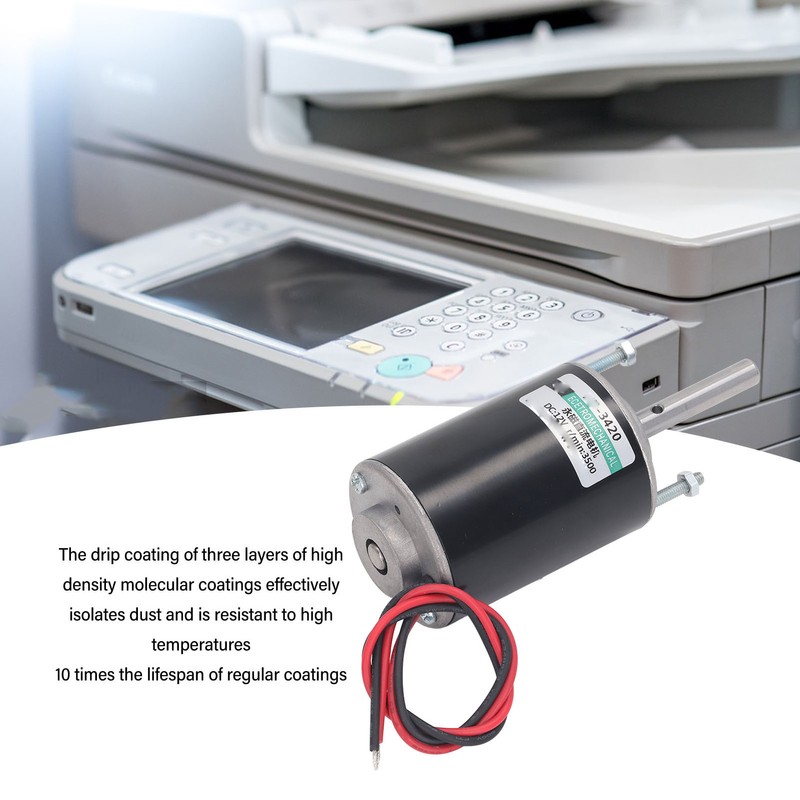 12V 30W High Speed Permanent Magnet DC Motor 3420 Forward