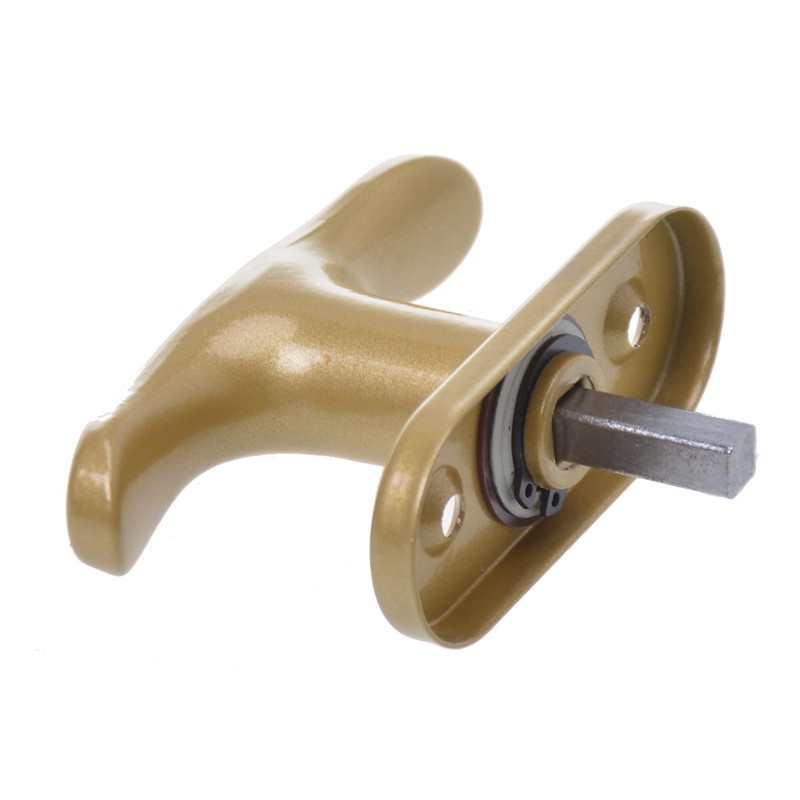 Aqbau® Window Handle Metal (Gold) Window Olive Painted Balcony Door