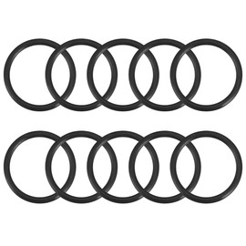sourcing map Pack of 10 O-rings seal 15 mm x 19 mm x 2 mm metric nitrile rubber sealing ring for cream dispenser, pool pump, quick coupling coffee cup