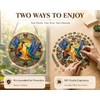 Hummingbird Acrylic Puzzle Suncatcher, 83PCS Window Hanging Decor