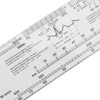 4X Essential EKG Ruler Pocketcard in English