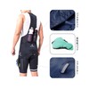 Morethan BVP-013 Men's Bib Pants, Half Length, Back Pockets, Side