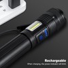 MILAOSHU Rechargeable Flashlights 990000 High Lumen, 5000 ɱAh ΒATTERY LED