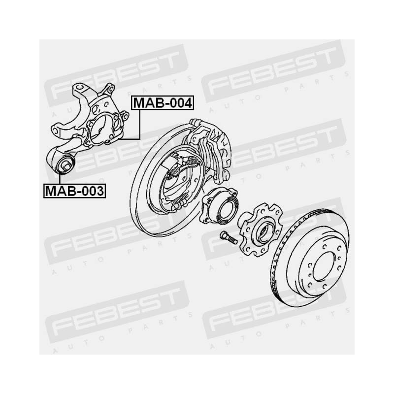 FEBEST Mab-003 Wheel Suspensions