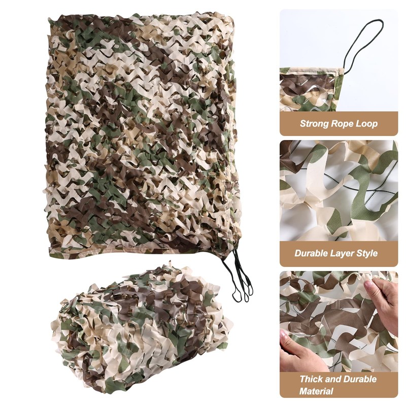 FullLit camo Netting Camouflage Netting Brown Camo-2 * 3