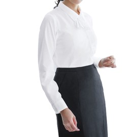 Carthy Enjoy ENJOY EWB434 AIR CON PIQUÉ Long Sleeve Blouse, White, Size 11