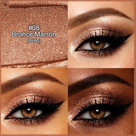 Erinde Sombra de ojos en Barra Matte, Larga Duración y Resistente al Agua | Sombra de Ojos en Barra de Doble Punta con Textura Cremosa, Maquillaje de 