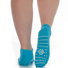 GM Apparel 3 Pairs Women Fitness & Wellness Performance Socks: Anti-Slip, Full Toe, Ankle Support, Dance, Pilates, Yoga, Martial Arts, Barre, Gym, Indoor Workout Grip Socks UK 4-8 / EU 37-42 (Pastel)