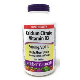 Drsoum webber natural Calcium Citrate (350 Tablets), 350 Count