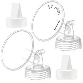 Maymom Válvula de Pico de Pato Y Brida de 17 mm Compatible con Spectra S1 Spectra S2 Spectra 9 Plus Piezas de Bomba Spectra No Originales Reemplace Las Piezas de La Bomba Spectra S2 Brida Spectra Válv