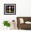 Silipull 6 Medals Display Case 13 x 11.81 Inch Medal