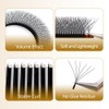 Lunamoon 6D Eyelash Extensions, W Eyelashes, Self-Fanning Lash, Ready-to-Use Fan