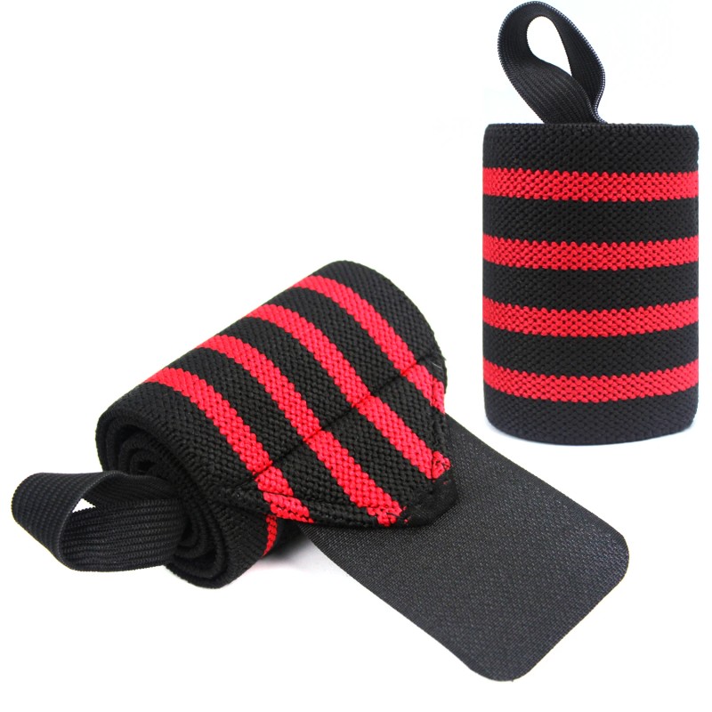 Weightlifting Wrist Wraps for Strength Training – Adjustable Elastic Wrist