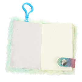 Operitacx Hanging Fluffy Notebook Hook Adorable Cartoon Design for Students Portable Diary for School Use for Boys and Girls Birthdays and Special Occasions