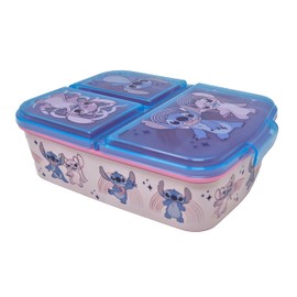 Theonoi Children's Lunch Box / Sandwich Box Various Designs Available Made of Plastic BPA Free (Lilo and Stitch)