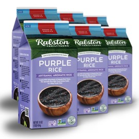 Ralston Family Farms Purple Rice, 16 oz Carton: 6 Pack, American Grown, Non-GMO, Naturally Gluten Free