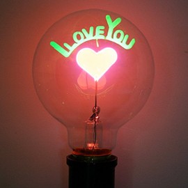 Damar 53221 - "I Love You" G25 Medium Screw Base (21562B FL-2737)