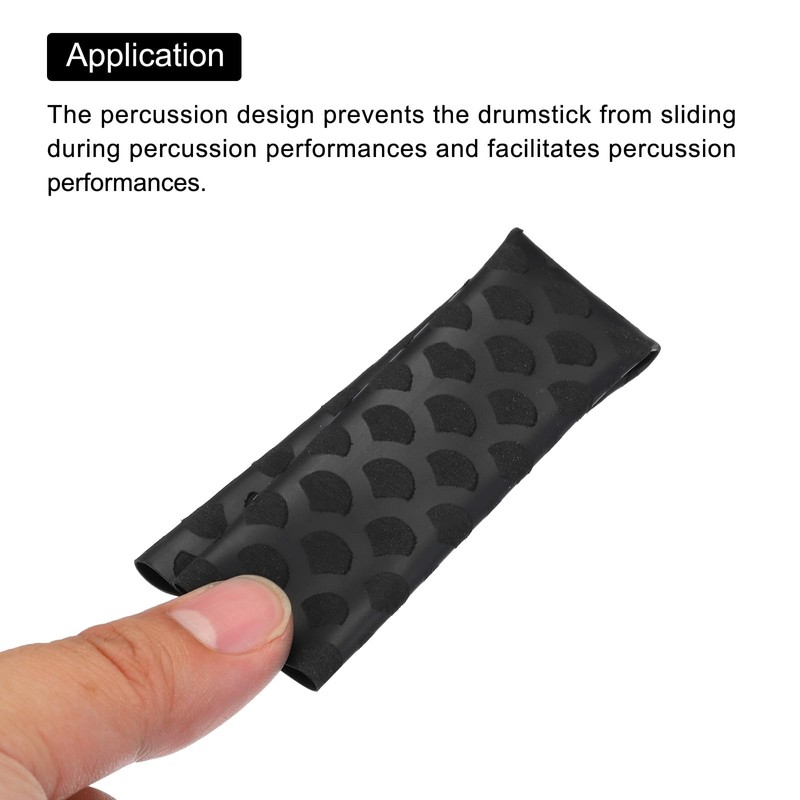 sourcing map 4pcs 18mm Dia Drumstick Grips Wrap Drumstick Sleeve