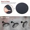 Lavatrum Mate Black Shower Head and Handle Set Single Spray