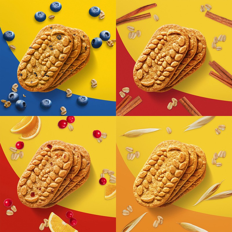 belVita Breakfast Bars Biscuits Variety Pack, 4 Flavors, 30 Total