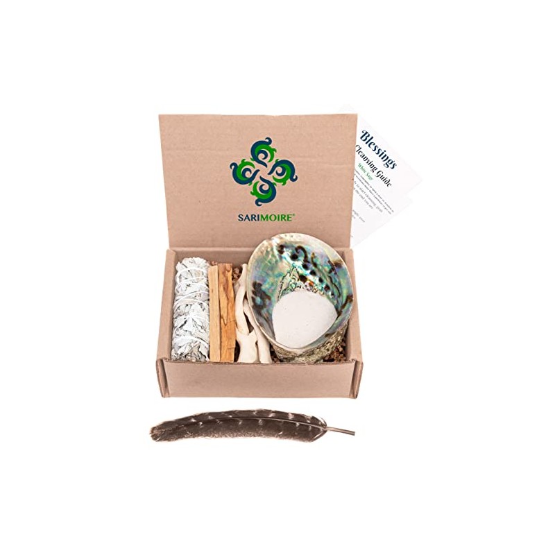 Sage Kit - White Sage Smudge Stick ~ Abalone Shell