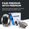 Wagner ThermoQuiet MX430 Semi-Metallic Disc Brake Pad Set