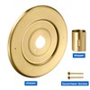 Shower Handle Cover Plate, Brushed Gold,for One-Handle Tub and Shower