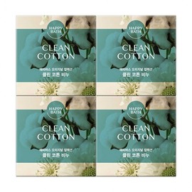 Happy Bath Clean Cotton Soap 4 Pack