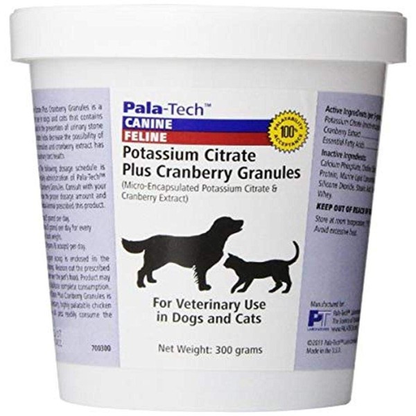 Pala-Tech, Potassium Citrate Plus Cranberry Granules, 300 gm