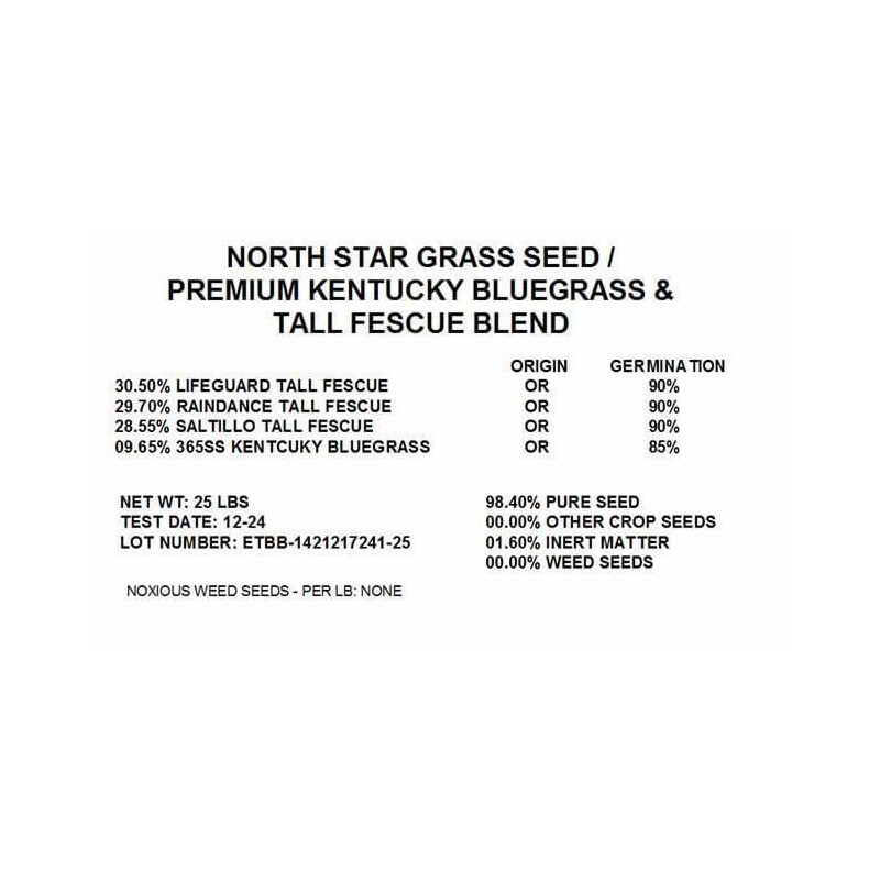 North Star Grass Seed | Premium Kentucky Bluegrass & Tall