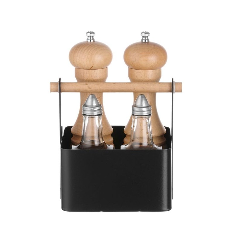 HENDI Table caddy black, 170x130x(H)160 mm