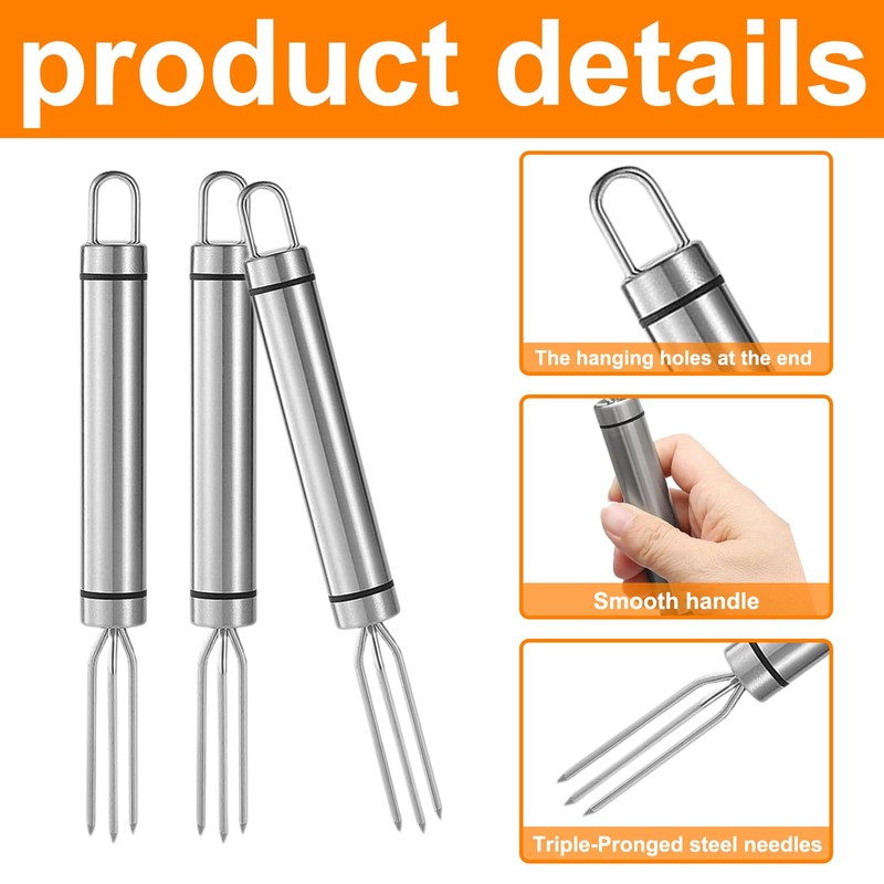 4 Pcs Corn On The Cob Skewers, Corn Cob Holders,
