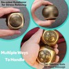 1.45in Baoding Balls Set Chinese Hand Massage Exercise Balls, Metal