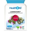 Liverestore Capsules with Artichoke, Milk Thistle and Choline. Vegan Capsules