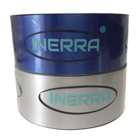 INERRA Ribbon Multipack - 2 x 100 Yard Rolls (Royal Blue & Silver) Wedding Flowers Gift Decoration & Christmas