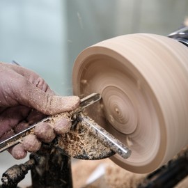 BMWOOD Cryo M2 HSS Bowl Gouge 1/4" Bowl Gouge (3/8" dia.) with 12-1/2" Beech Handle for Woodturning Chisels.