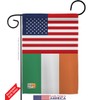 Nationality Ireland US Friendship Garden Flag Regional Nation International World