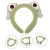 Healeved Plush Frog Hairband for Skin Care Soft Spa Headband