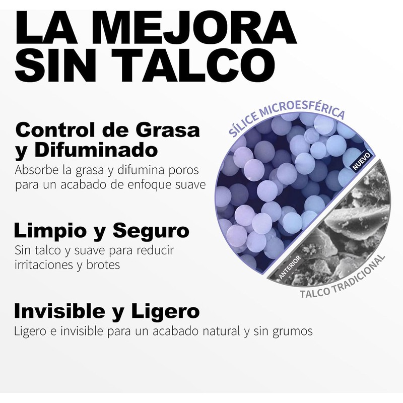 Chillab Polvo Compacto Lavanda (Morado), Matificante 10g
