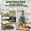 Spice Organization for Cabinet | 2 Tier Standing Height-Adjustable Spice