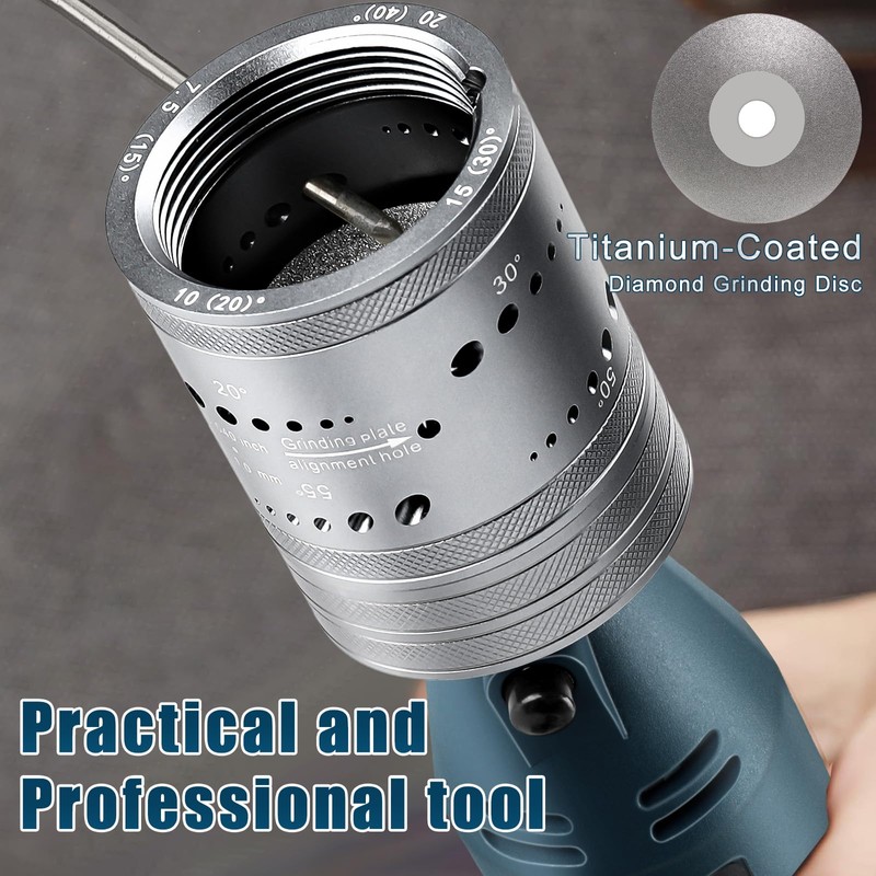Tungsten Electrode Sharpener Grinder For TIG welding,6 Sizes 8 Angles