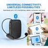 Wireless Voice Amplifier with Headset Microphone,Personal Wireless Bluetooth Amplifier with